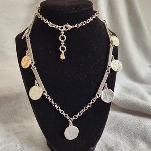 Silver Tone Long Boho Necklace. Never Been Worn. Lucky Brand.